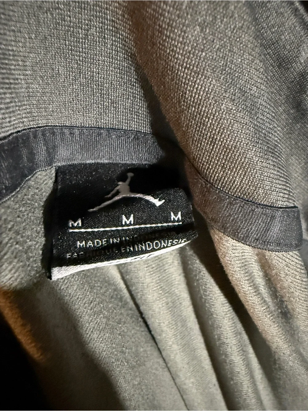 Jordan Michigan Gray Zip Pullover